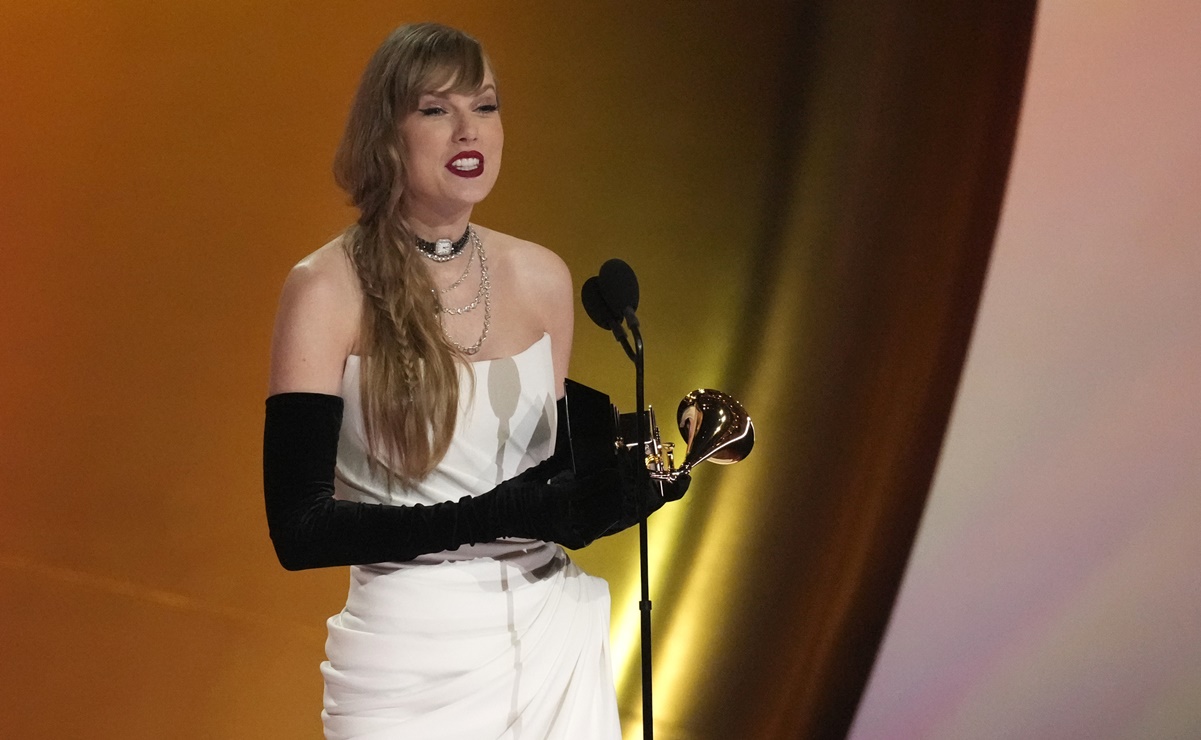 Taylor Swift sorprende al anunciar el lanzamiento de su nuevo disco durante la entrega de los Grammy