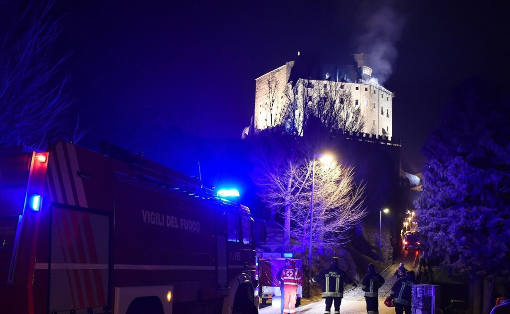 ​Video. Captan incendio en monasterio que inspiró “El nombre de la Rosa”