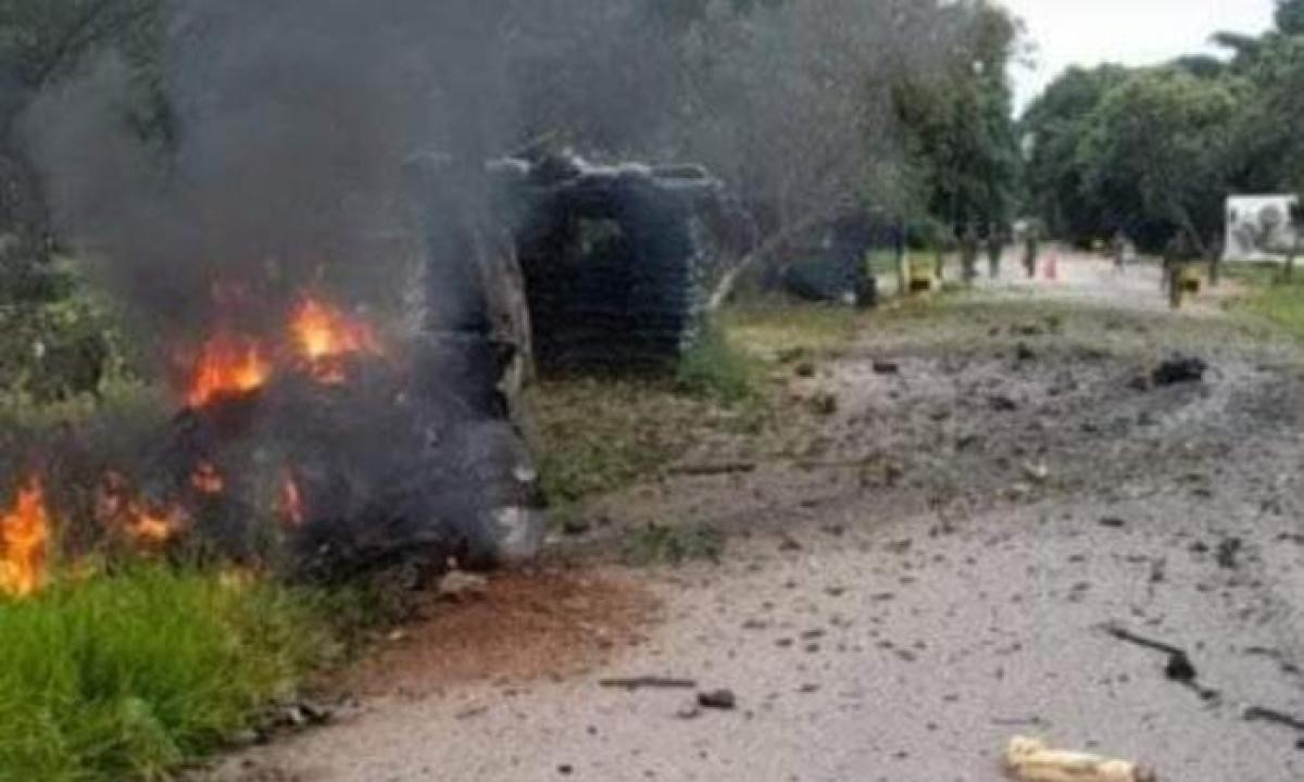 Activan carro bomba en unidad militar de Tame, Arauca