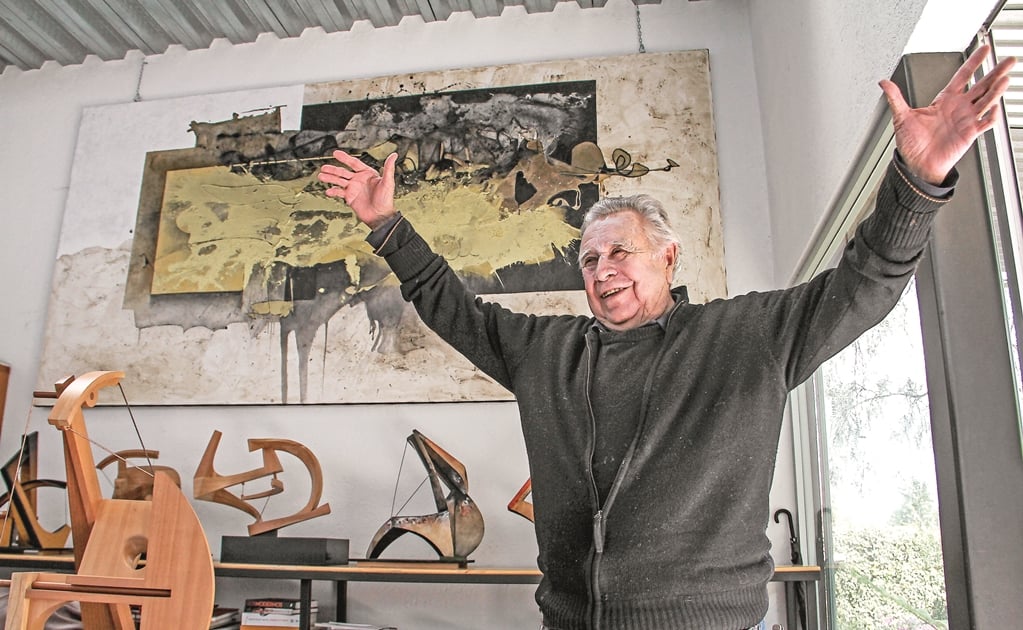 Manuel Felguérez planea celebrar sus 90 años con una exposición