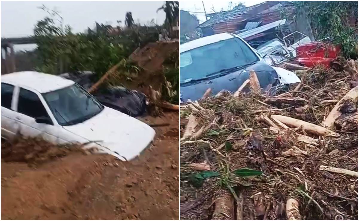 VIDEO: "La colonia se deshizo, se derrumbó", damnificada busca a su familia tras impacto de huracán "Otis" en Acapulco