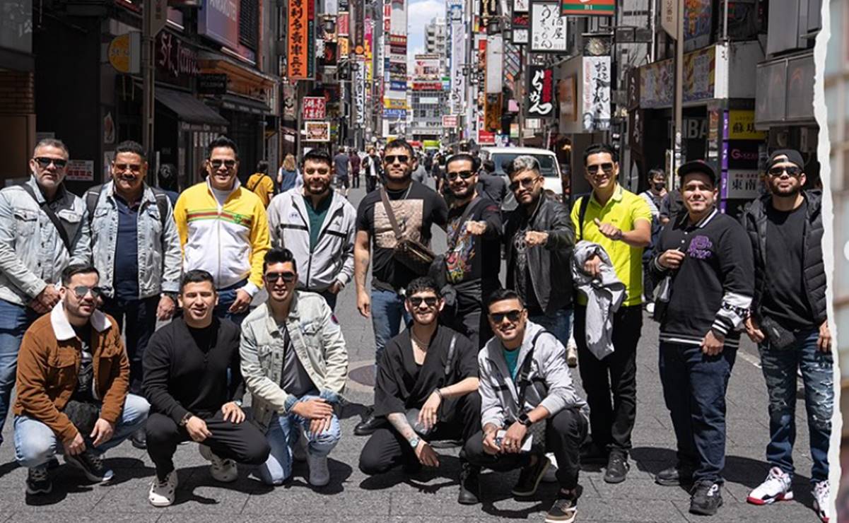 Banda El Recodo arma fiesta en las calles de Japón pero la policía lo impide