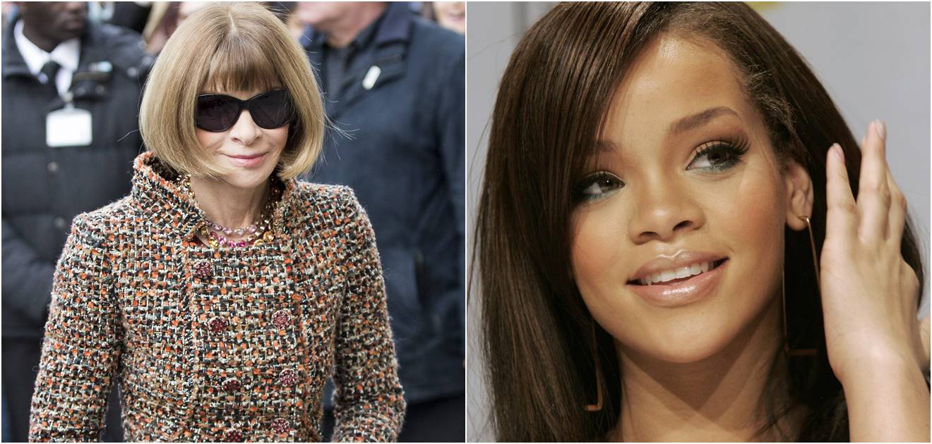 VIDEO: Anna Wintour cuestiona a Rihanna sobre su posible embarazo