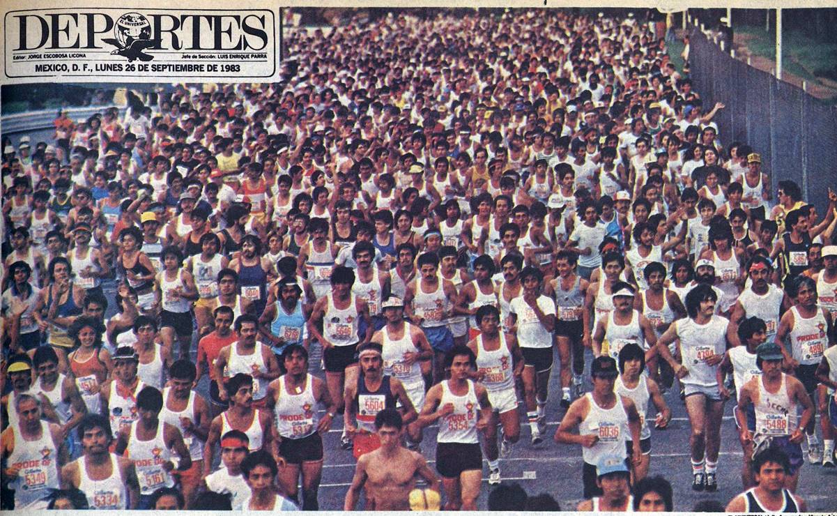 Entusiasmo y caos marcaron la primera Maratón Internacional de CDMX en 1983