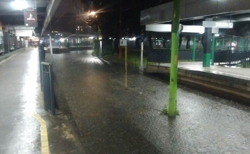Reanuda operaciones el servicio de Tren Ligero tras fuerte lluvia