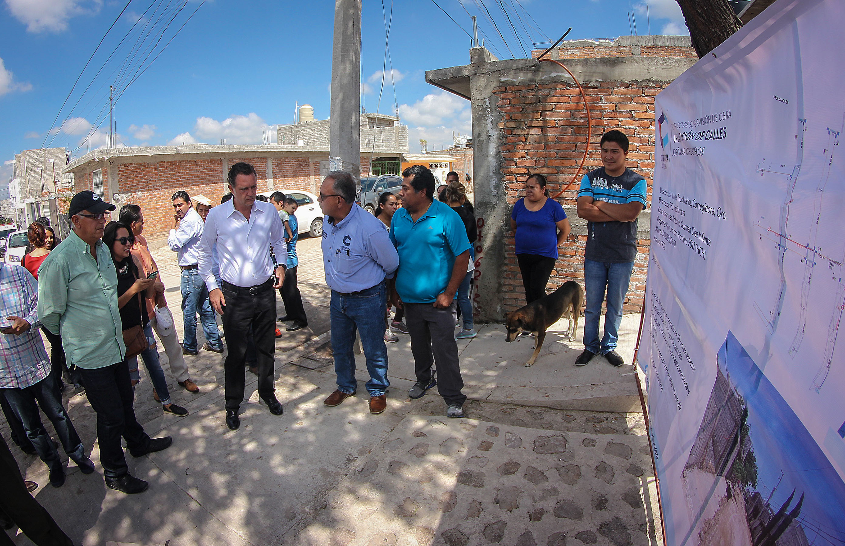 Realizan urbanización de colonia en Corregidora 