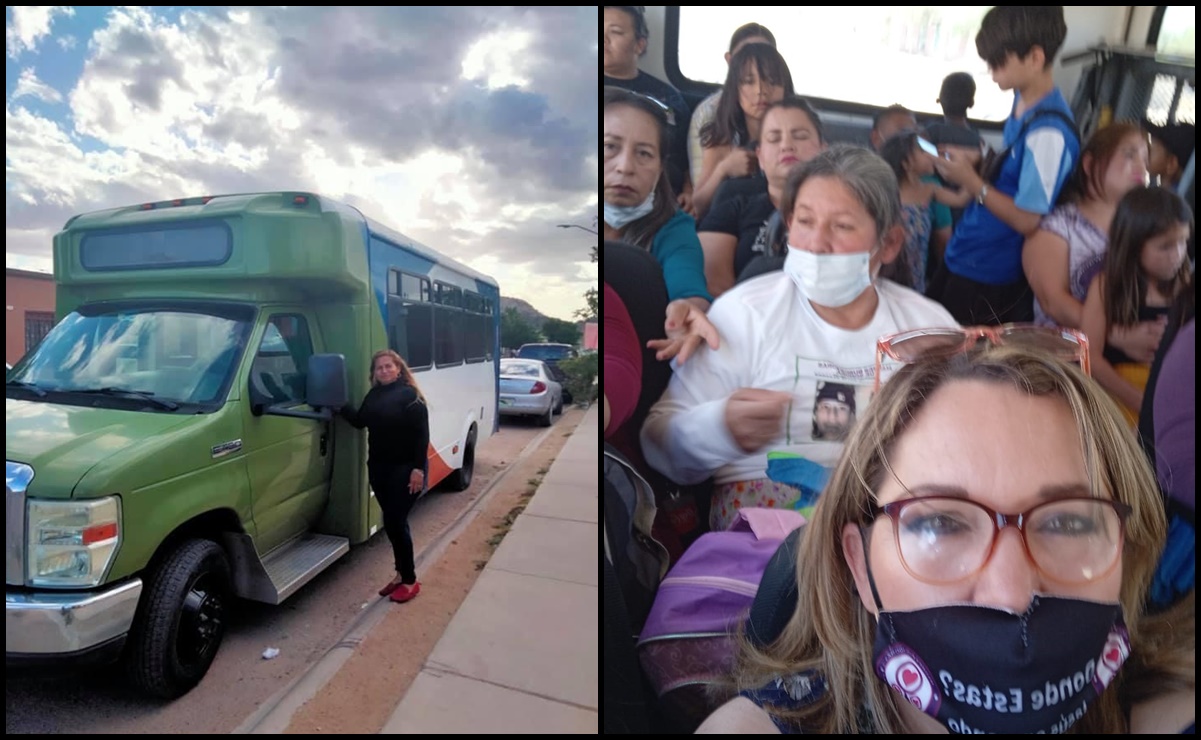 Madres Buscadoras de Sonora estrenan camión donado por Alfonso Durazo