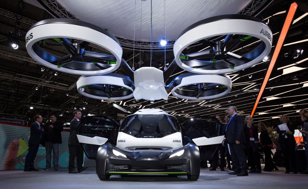Presentan el "taxidrone", el coche del futuro