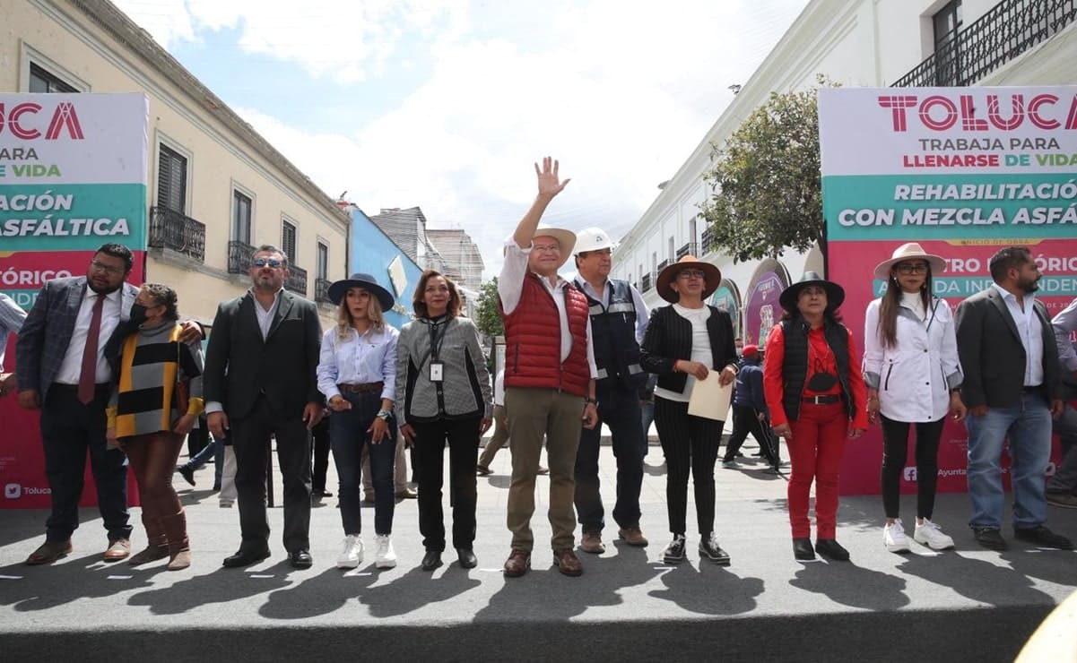 Arrancan los trabajos de rehabilitación en vialidades primarias del ayuntamiento de Toluca