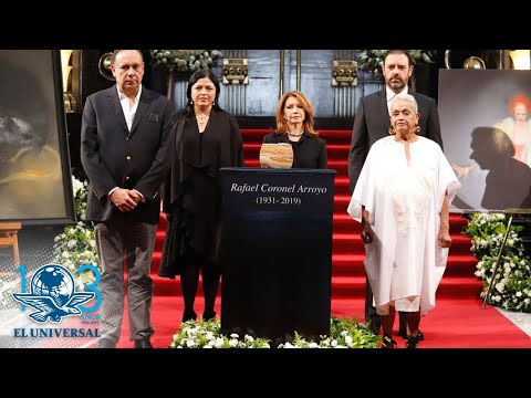 Rinden homenaje a Rafael Coronel en Bellas Artes