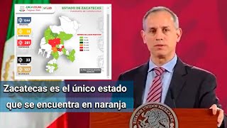 ¿Por qué Zacatecas es el único estado que tiene semáforo en naranja?