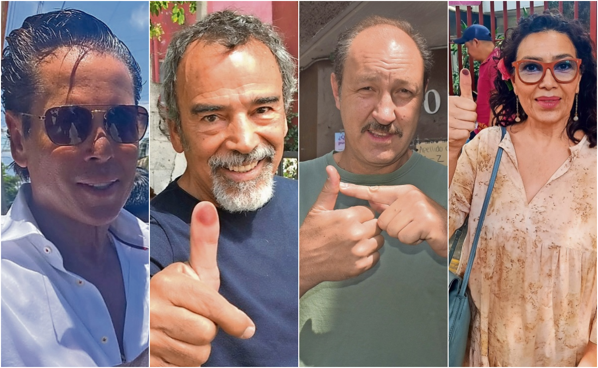 Famosos cumplen y ejercen su voto