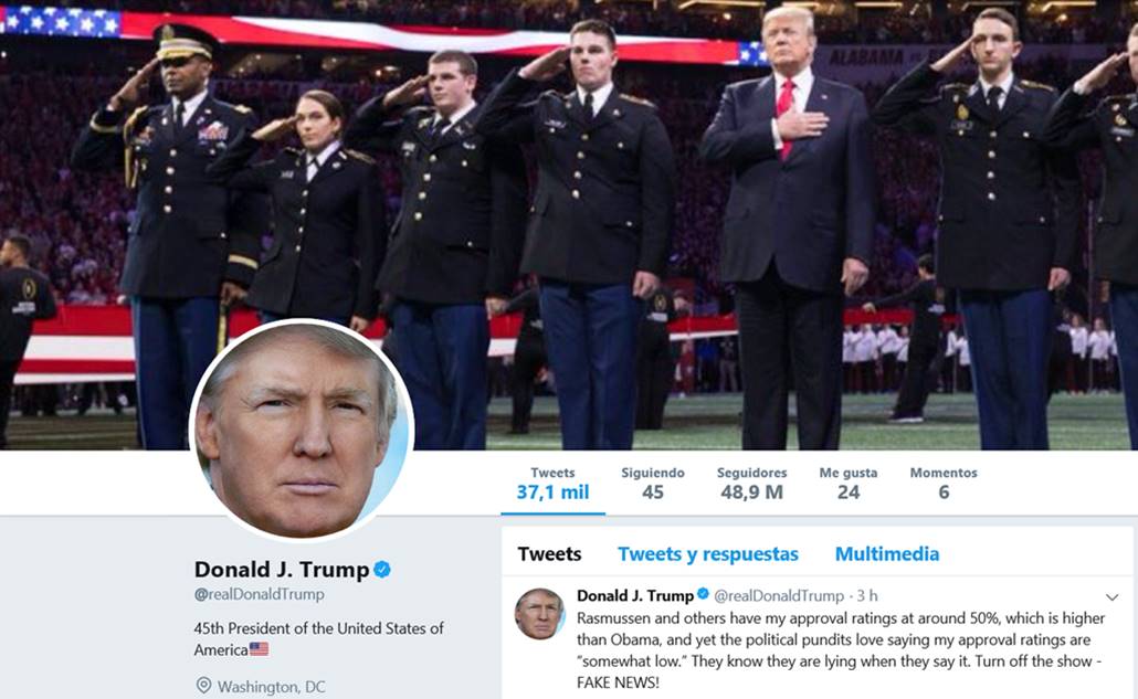Fiscal especial obtuvo orden de allanamiento para cuenta de Twitter de Trump, revelan