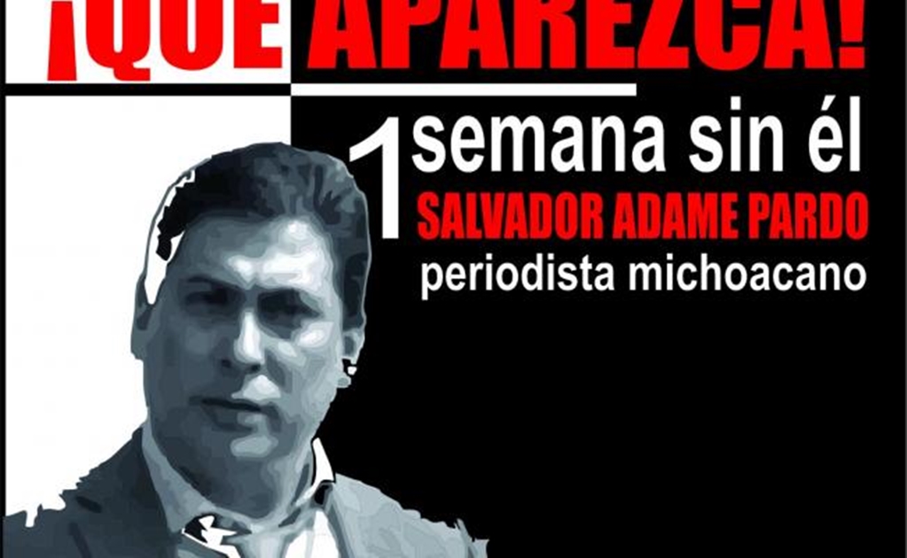 Michoacán journalists demand prompt appearance of abducted colleague