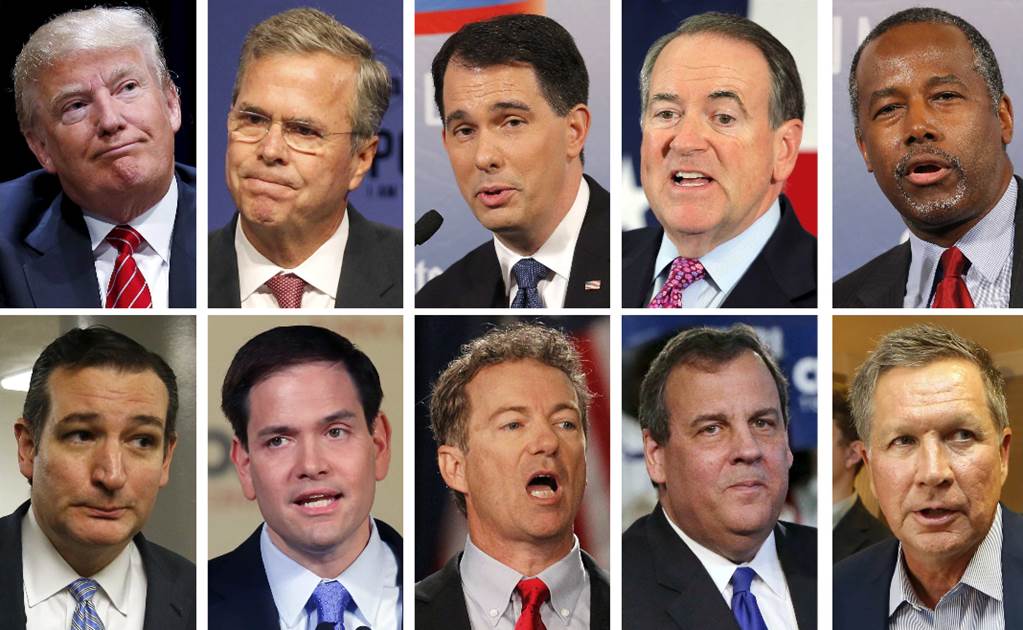  Lo que debes saber de los 10 aspirantes republicanos