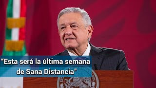 De acuerdo a las proyecciones, “ya vamos de salida” de la pandemia, asegura AMLO