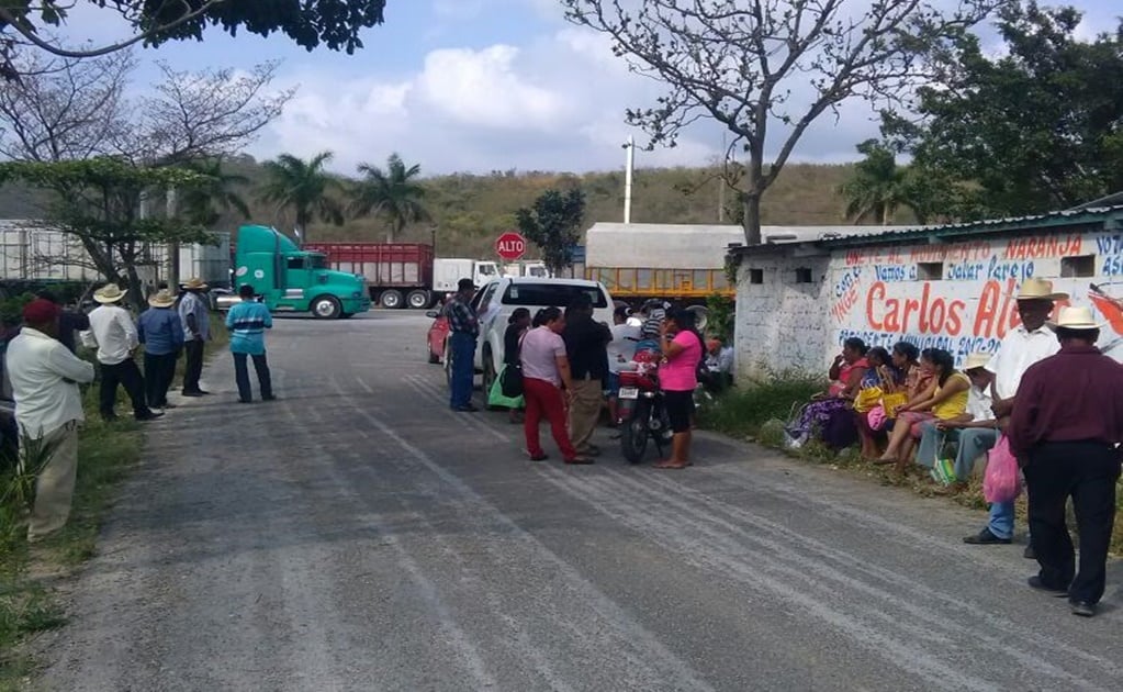 Pobladores protestan en el Istmo de Tehuantepec