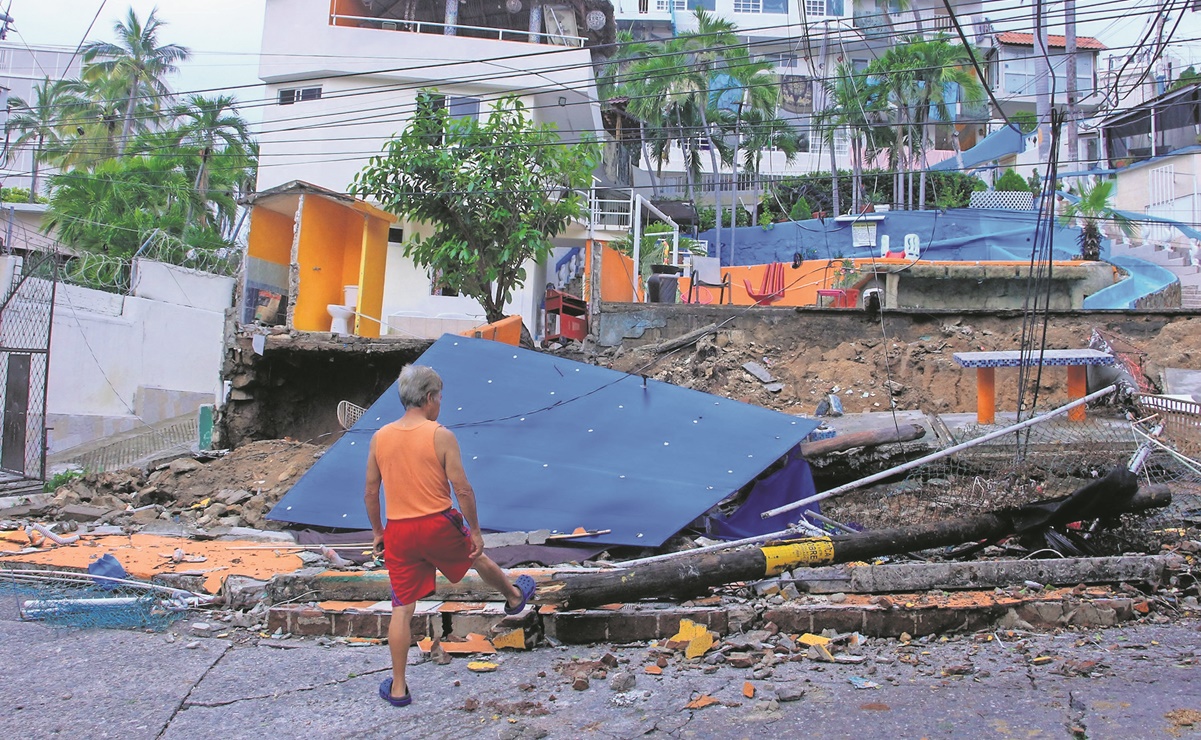 Paso de Julia en Acapulco deja una persona muerta