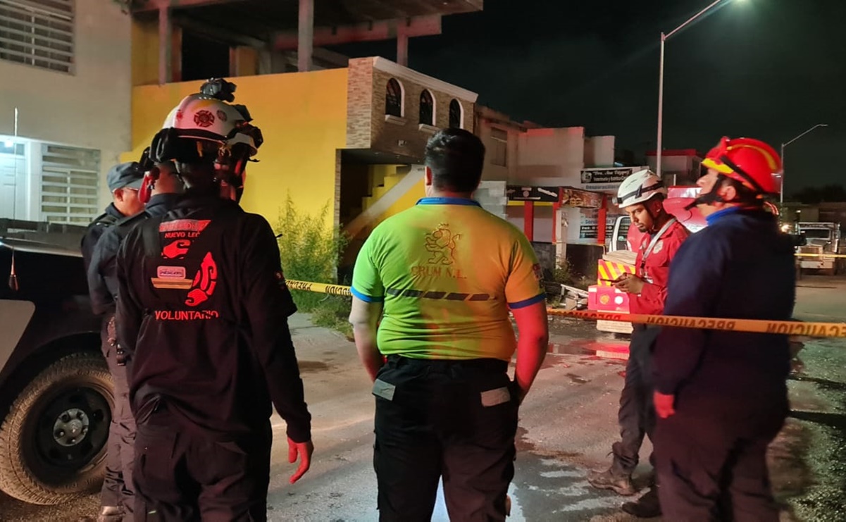 Incendio provoca explosión y deja un muerto y 3 personas quemadas en Juárez, Nuevo León