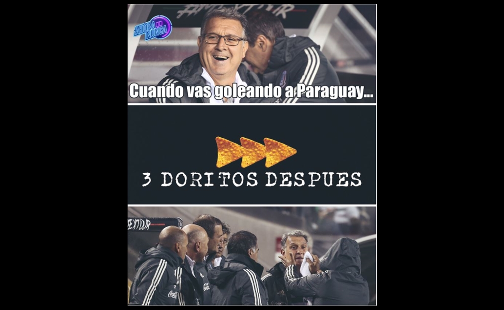Los mejores memes de México vs Paraguay