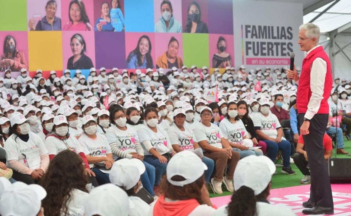 Más de 600 mil mujeres ya recibieron el Salario Rosa en Edomex: Alfredo del Mazo