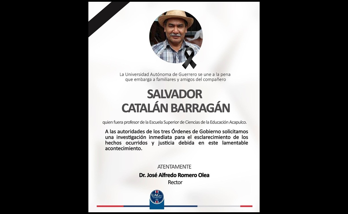 Localizan sin vida a catedrático de la Universidad Autónoma de Guerrero