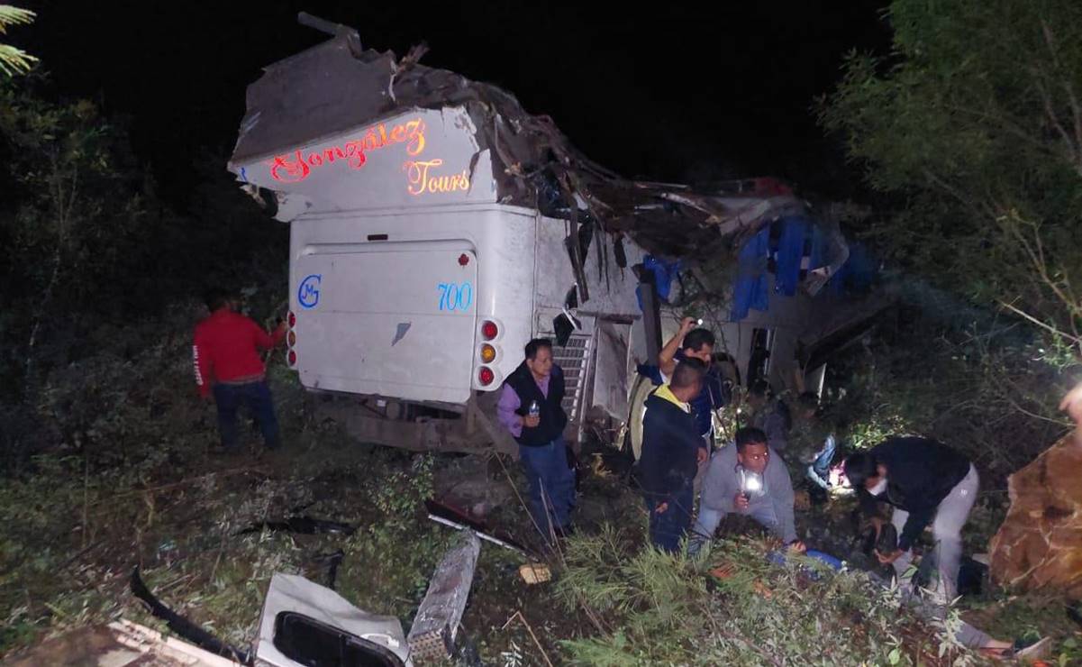 Fallecidos y más de 30 heridos deja accidente de autobús en Oaxaca; regresaban de festejo de Jara