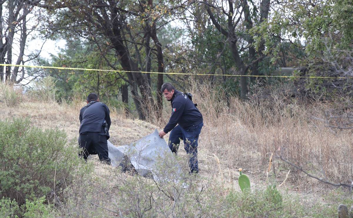 Encuentran dos cuerpos quemados con ácido en Naucalpan, la tercera víctima fue calcinada 