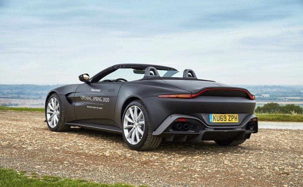 Aston Martin revela primera imagen del nuevo Vantage convertible