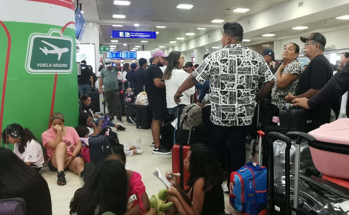 Apagón informático mundial provoca caos en aeropuertos de varios estados del país; reportan retrasos y cancelación de vuelos