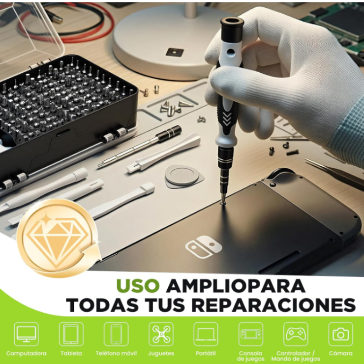 Puntas magnéticas y organizador rígido AXIDUN