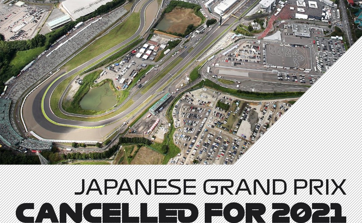 Cancelan el Gran Premio de Japón 2021