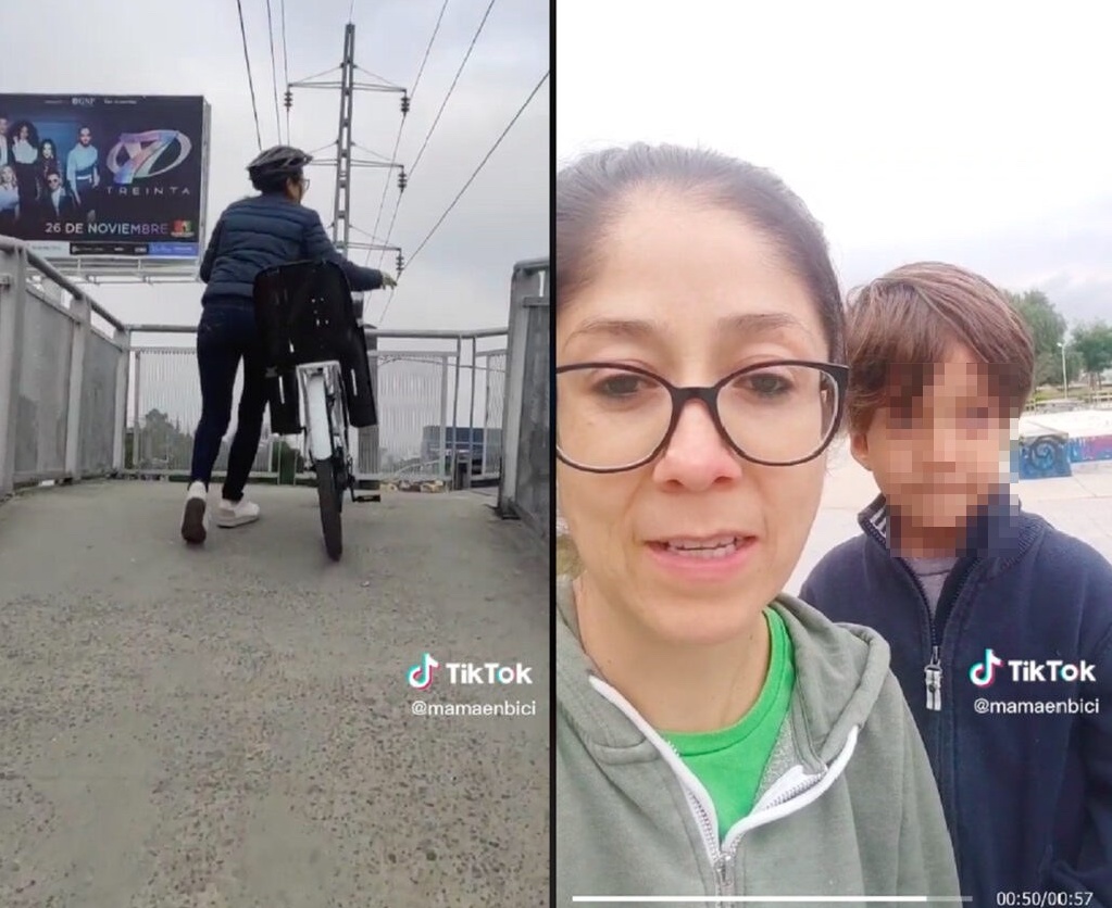 "La bici es la mejor alternativa para llegar a la escuela", afirma una mamá en Querétaro