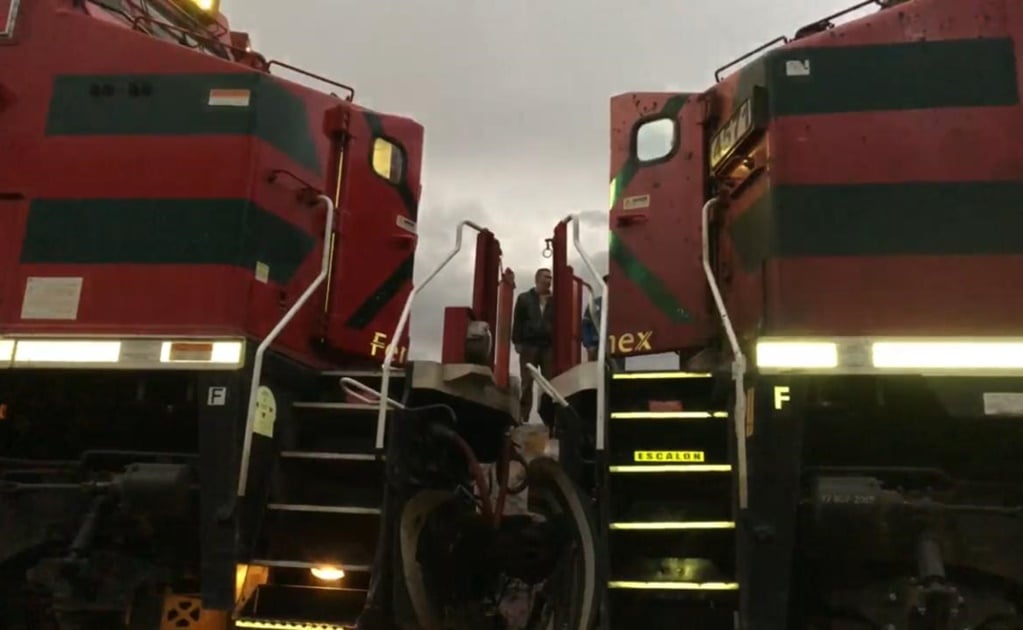 Chocan dos máquinas de tren en Zacatecas; hay 4 lesionados