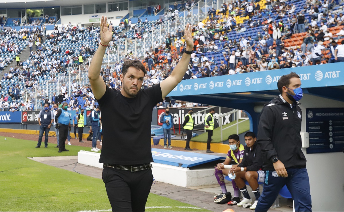 Nicolás Larcamón, orgulloso del torneo que tuvo el Puebla