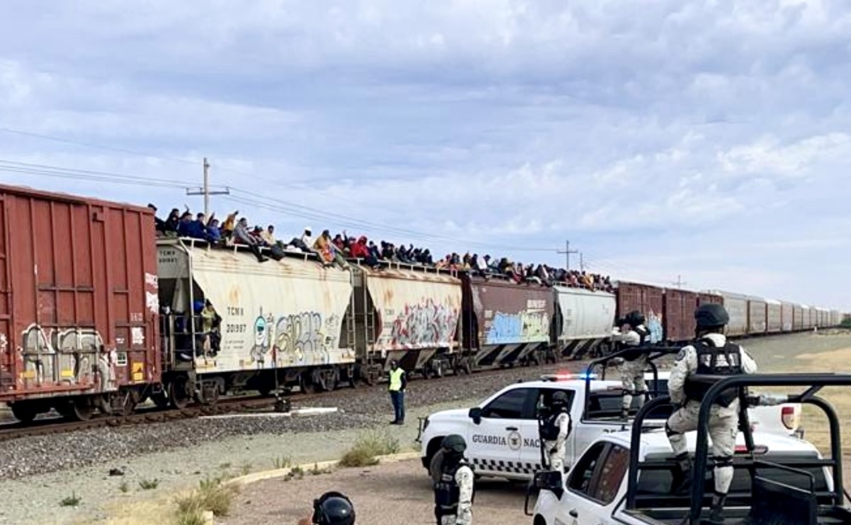 Reportan dos trenes varados con cientos de migrantes en Zacatecas