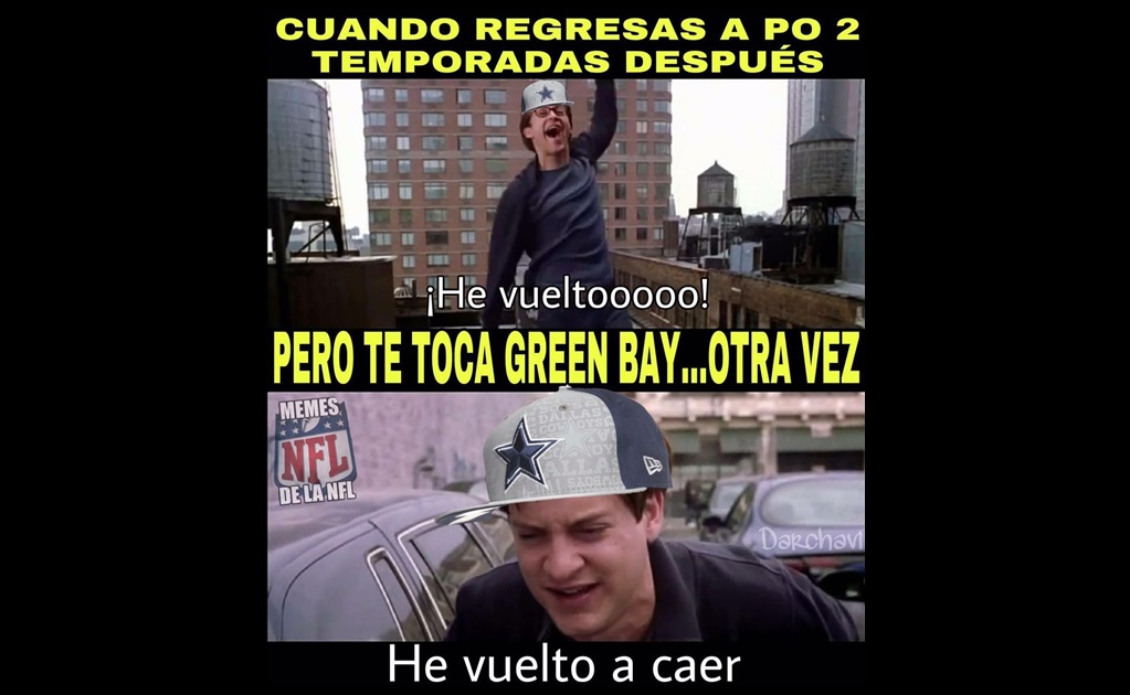 Memes de la derrota de los Cowboys ante Packers 