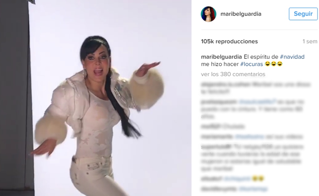 Baile de Maribel Guardia inspira "challenge" de Navidad