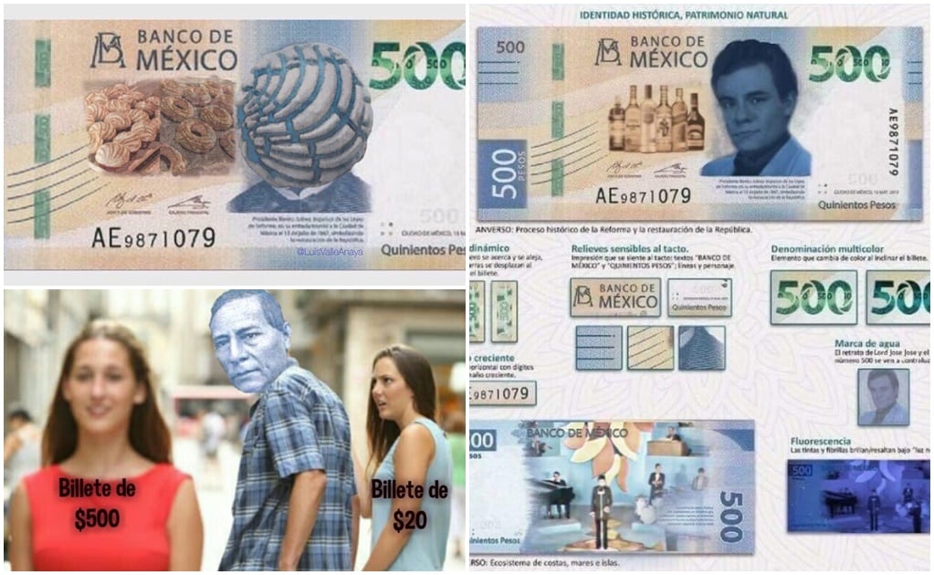 Los memes del nuevo billete de 500 pesos