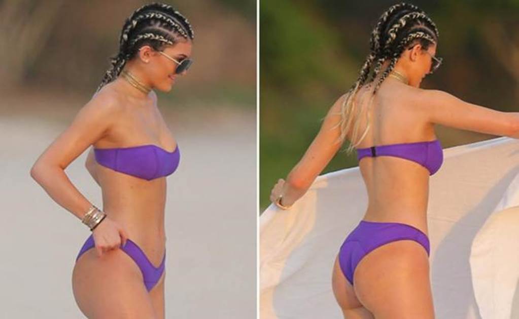 Kylie Jenner shows off her curvaceous body in Mexico