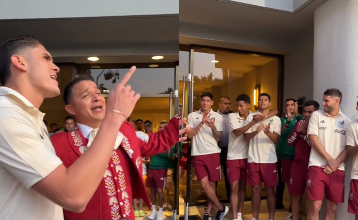 VIDEO: ¡AY DOLOR! Israel Reyes interpreta 'Si nos dejan' en la serenata de la Selección Mexicana