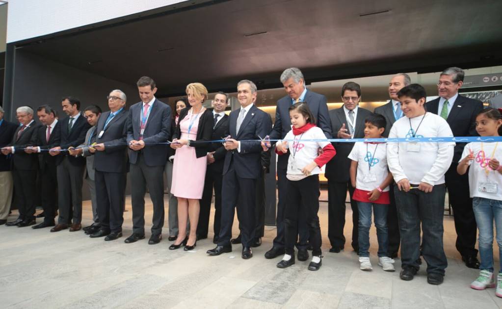 Inaugura Mancera la ampliación del Papalote Museo del Niño