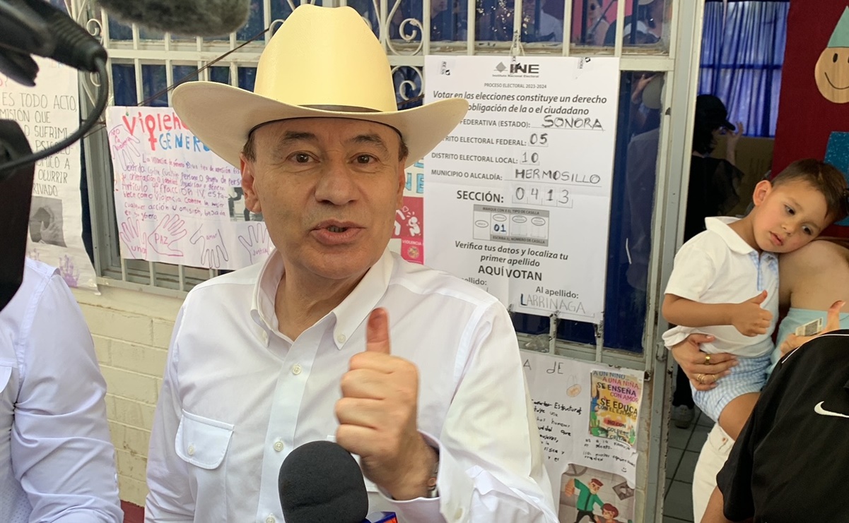 Gobernador de Sonora celebra amplia participación ciudadana en las urnas este 2 de junio