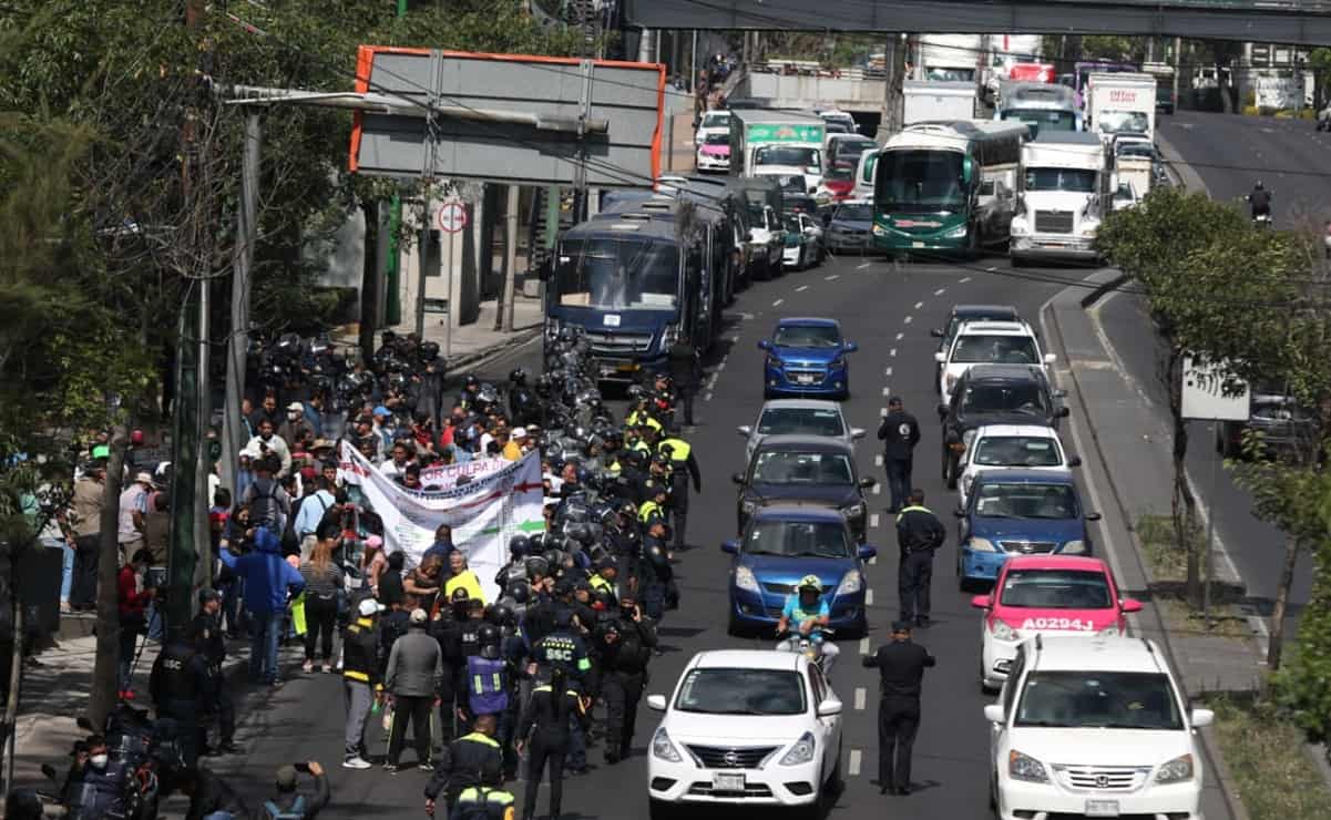 Participaron en bloqueos mil 100 transportistas: Martí Batres