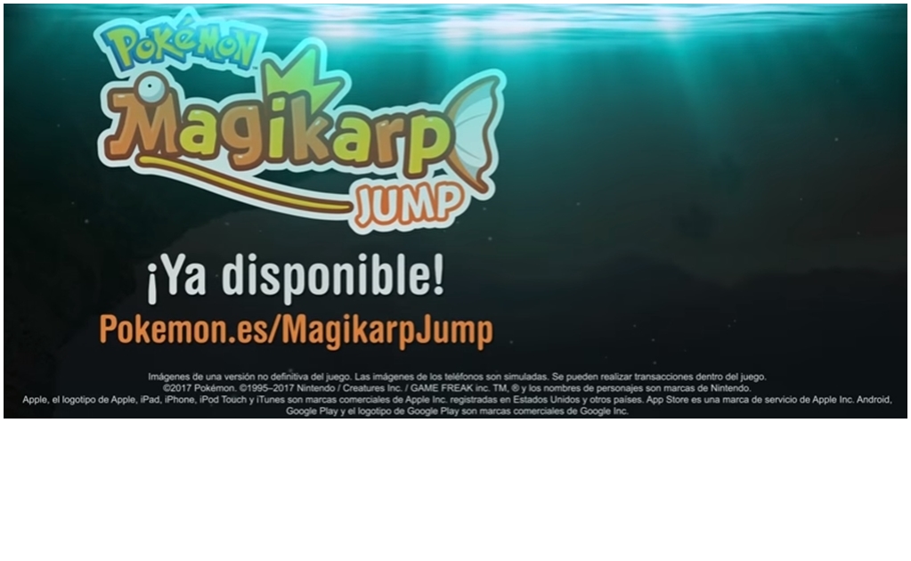 "Magikarp Jump", el nuevo juego de Pokémon
