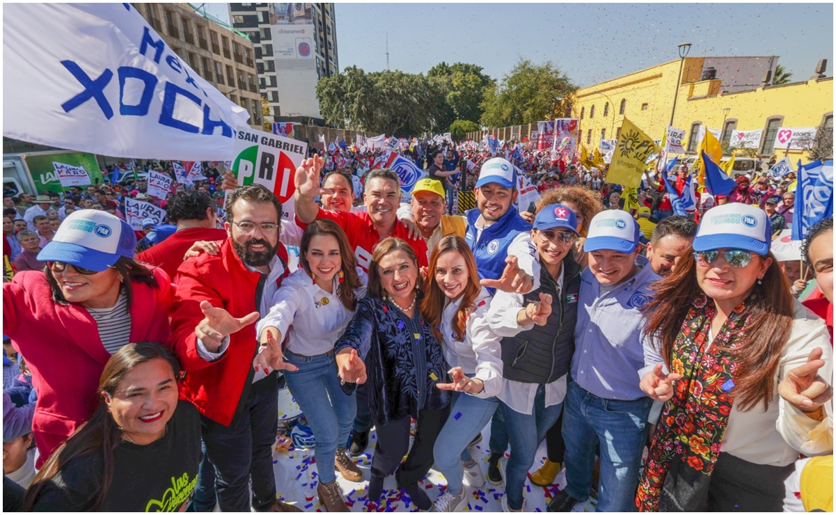 Xóchitl Gálvez, mujer congruente y valiente que inspira confianza, afirman dirigentes de PAN y PRI