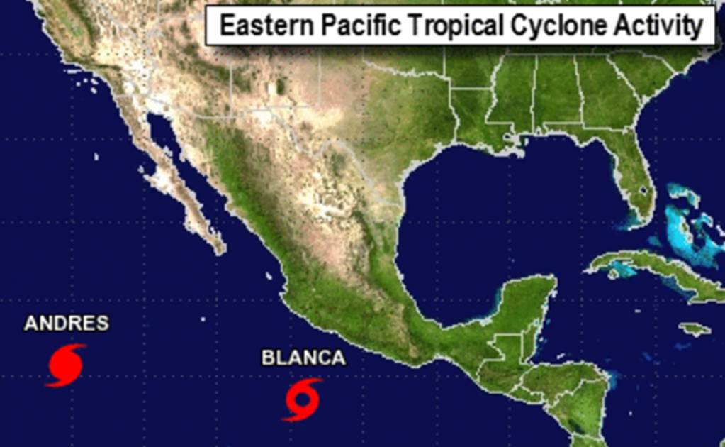 Se forma la tormenta tropical "Blanca" en el Pacífico