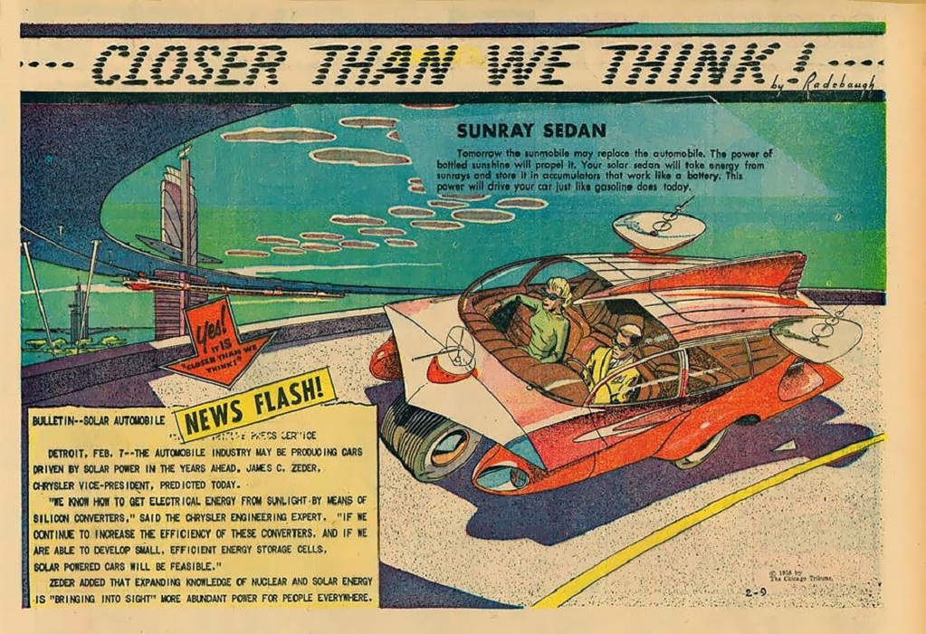 Cómo imaginaban la industria automotriz del futuro 
