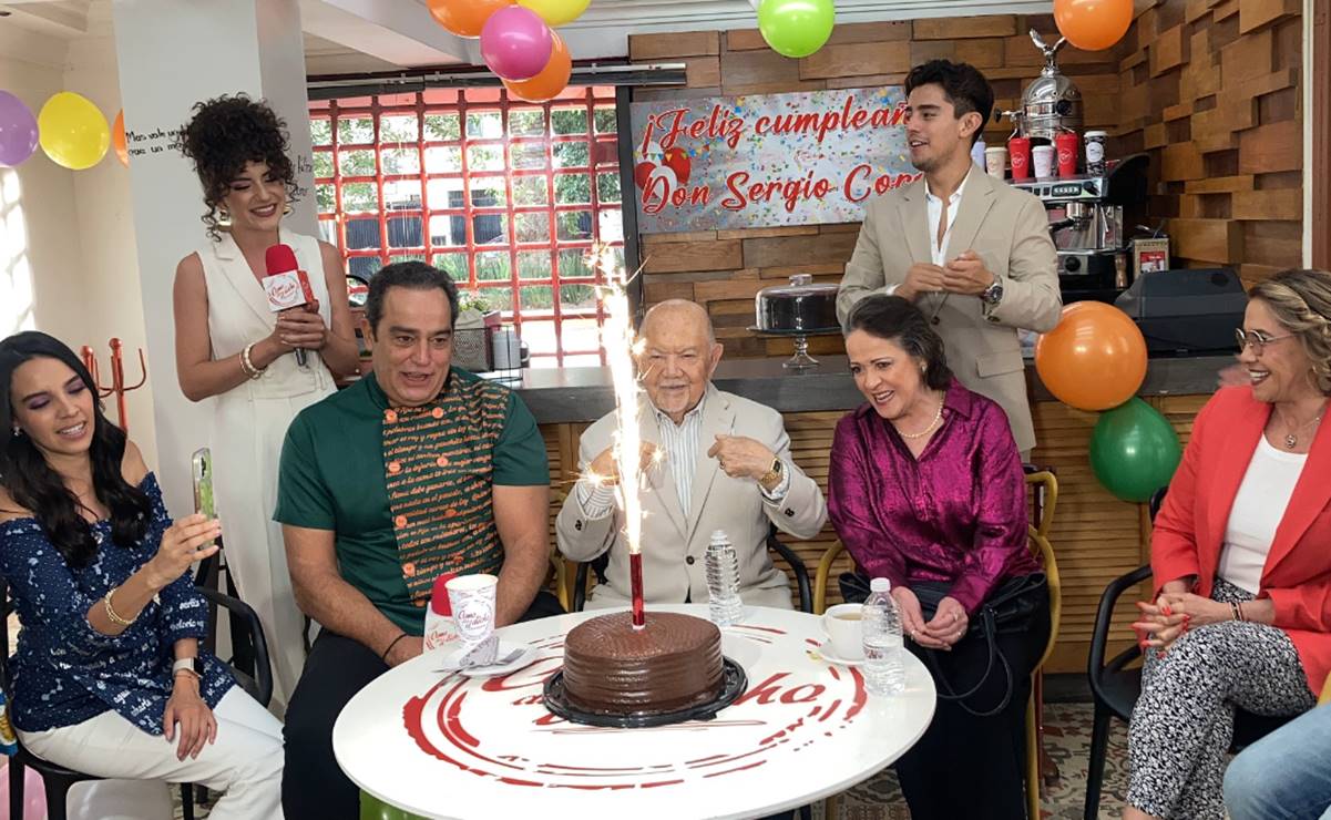 Sergio Corona festeja sus 95 años: "Ni madres, los infartos todavía no tienen cabida en mí"