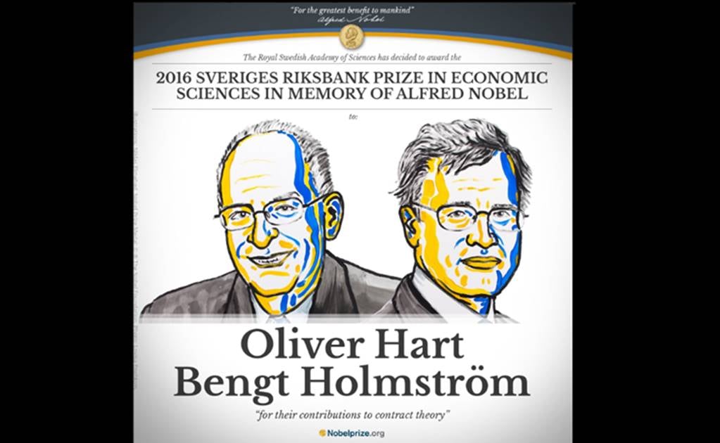 Oliver Hart y Bengt Holmström ganan Nobel de Economía 
